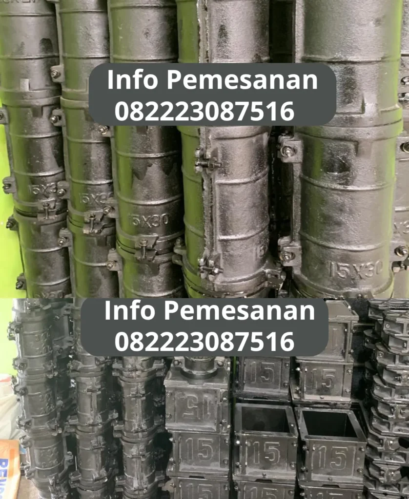 Cetakan uji beton Palangkaraya